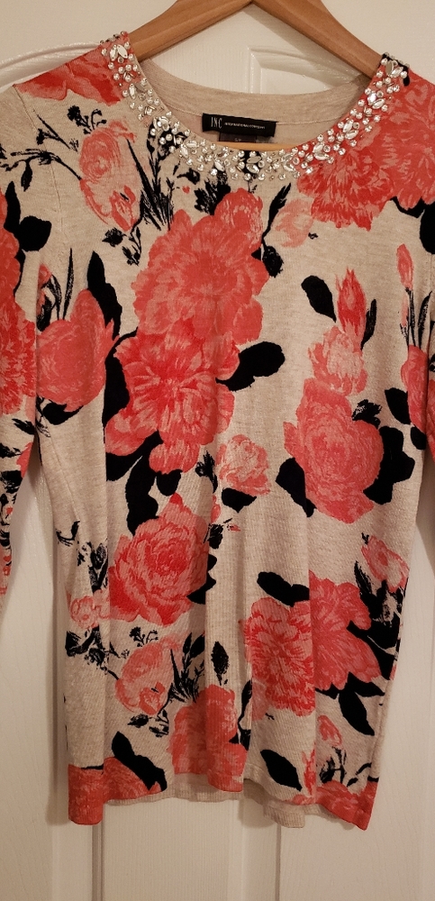 Flower pattern Sweater - Picture 3 of 3